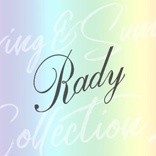 レディー(Rady)のANDY様専用♡Rady♡バイカラーアンサンブル♡ライトブルー×オフホワイト♡(アンサンブル)