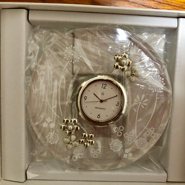 MIKIMOTO(ミキモト)のミキモト置き時計 インテリア/住まい/日用品のインテリア小物(置時計)の商品写真