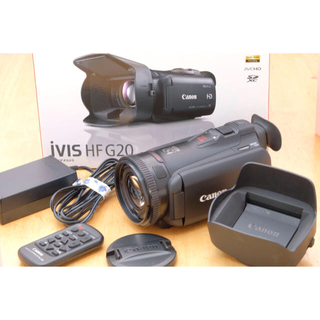 キヤノン(Canon)のCanon ビデオカメラ iVIS HF G20 光学10倍 内蔵32GB(ビデオカメラ)