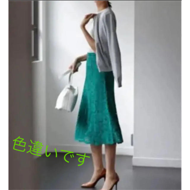 UNIQLO(ユニクロ)のUNIQLO★レースフレアスカート(XL) レディースのスカート(ロングスカート)の商品写真