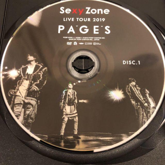 Sexy Zone(セクシー ゾーン)の未再生 Sexy Zone LIVE TOUR 2019 PAGES 本編DVD エンタメ/ホビーのDVD/ブルーレイ(ミュージック)の商品写真