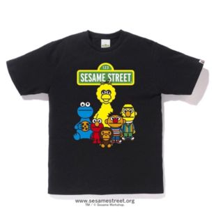 アベイシングエイプ(A BATHING APE)のBAPE X SESAME TEE  (Tシャツ/カットソー(半袖/袖なし))