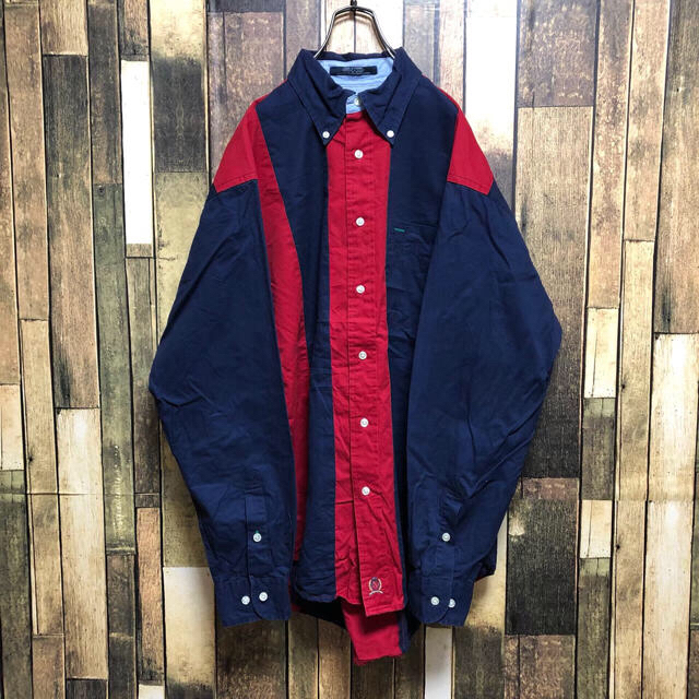 TOMMY HILFIGER(トミーヒルフィガー)の【浜ちゃん様】トミーヒルフィガー☆オールド刺繍ロゴ入り太ストライプシャツセット メンズのトップス(シャツ)の商品写真