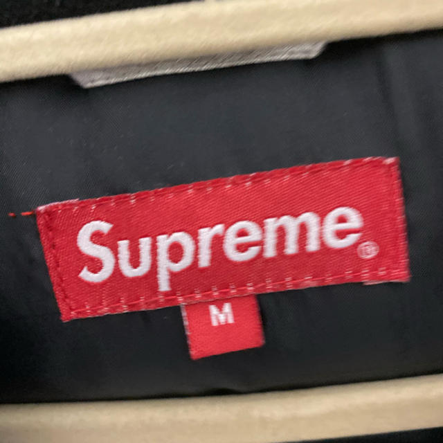 supreme sleeve logo puffy jacket 2