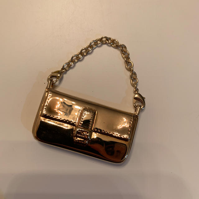 送料&加工料込 FENDI バッグチャーム ゴールド - バッグチャーム