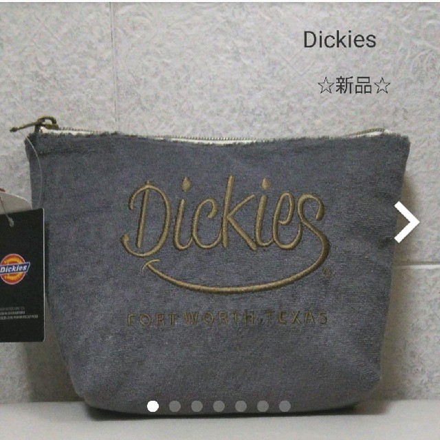 Dickies(ディッキーズ)の【Dickies】新品パイルポーチ レディースのファッション小物(ポーチ)の商品写真