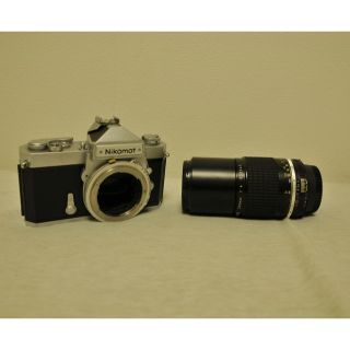 ニコン(Nikon)のNikomat 200mm f4セット(フィルムカメラ)