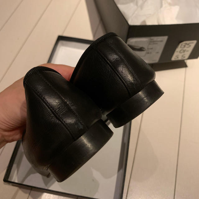 シャネル Chanel 正規品 フラットシューズ 35.5 美品バレエシューズ