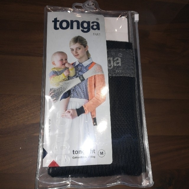tonga(トンガ)のryocora様専用　トンガ　フィットM　ブラック キッズ/ベビー/マタニティの外出/移動用品(抱っこひも/おんぶひも)の商品写真