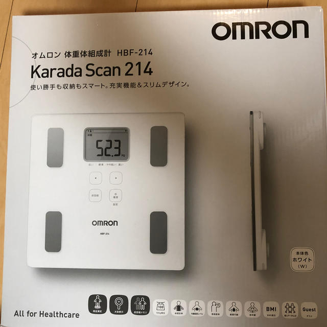 OMRON(オムロン)のOMRON 体重計 スマホ/家電/カメラの生活家電(体重計)の商品写真