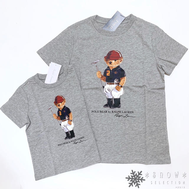 POLO RALPH LAUREN(ポロラルフローレン)の兄弟お揃いコーデにも☆ラルフローレン 5/115 ポロユニフォームベアTシャツ キッズ/ベビー/マタニティのキッズ服男の子用(90cm~)(Tシャツ/カットソー)の商品写真