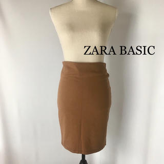 ザラ(ZARA)のZARA BASIC ザラベーシック ひざ丈 タイト スカート(ひざ丈スカート)