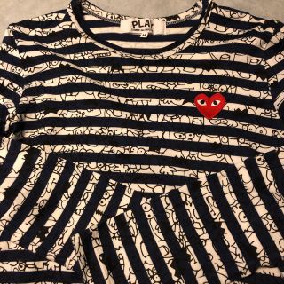 コムデギャルソン(COMME des GARCONS)のPLAY ボーダーロングTシャツ(Tシャツ(長袖/七分))