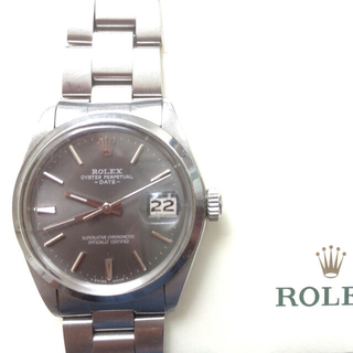 ロレックス(ROLEX)のROLEX 稀少グレー自動巻 PerpetualDATE 1500/0(腕時計(アナログ))
