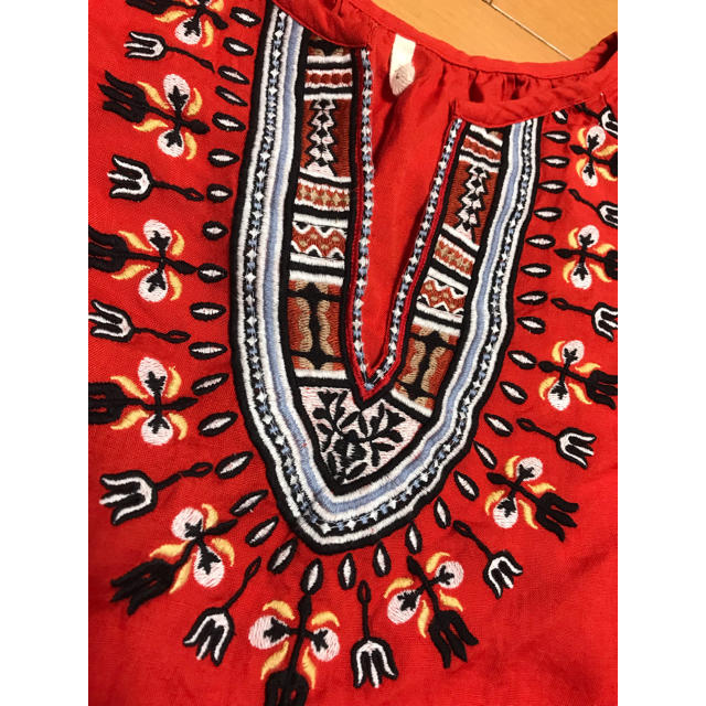 Ungrid(アングリッド)のUngrid アングリッド アフリカン ブラウス 刺繍 レディースのトップス(シャツ/ブラウス(長袖/七分))の商品写真