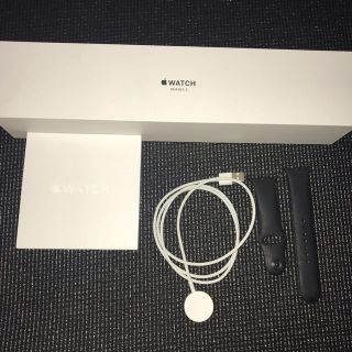 アップルウォッチ(Apple Watch)のApple Watch series3 38mm GPS スペースグレイアルミ(その他)