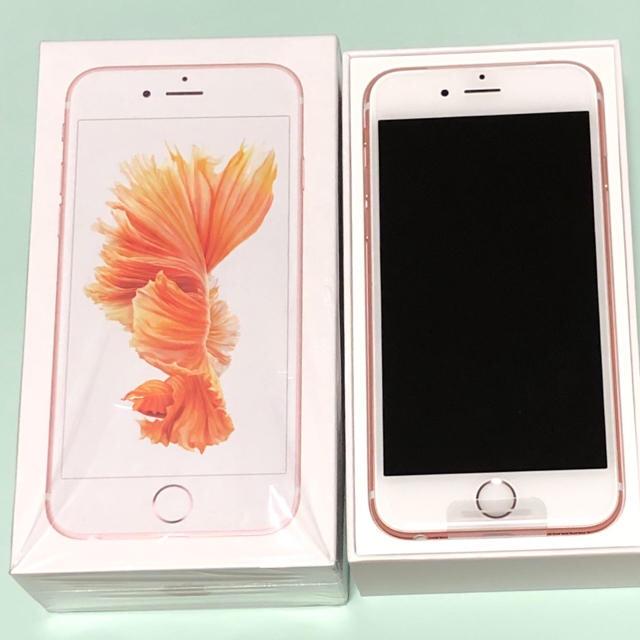 iPhone(アイフォーン)の【最終値下げ】iPhone 6s Rose Gold 32 GB スマホ/家電/カメラのスマートフォン/携帯電話(スマートフォン本体)の商品写真