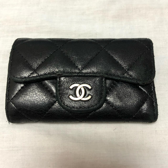 CHANEL シャネル マトラッセ ラムスキン キーケース