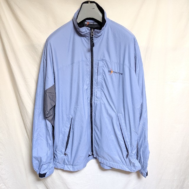 moonstone padded jacket ice blue Y2K