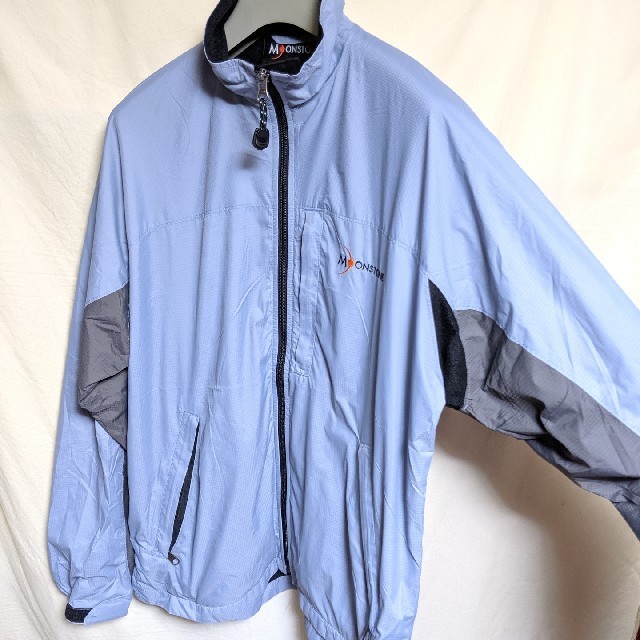 moonstone padded jacket ice blue Y2K