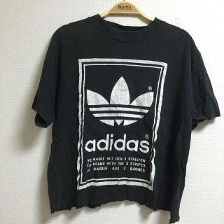 アディダス(adidas)のused❤︎リメイクアディダスT(シャツ/ブラウス(半袖/袖なし))