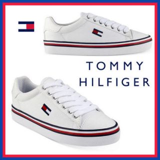 トミーヒルフィガー(TOMMY HILFIGER)のトミーヒルフィガー シュージ スニーカー 靴 レディース ロゴ フラッグ (スニーカー)