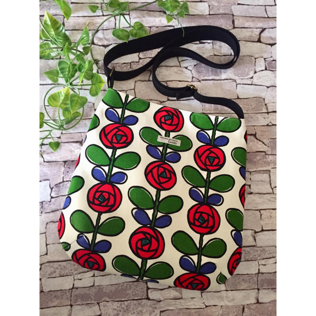 ハンドメイド◇ショルダーバッグ◇レトロ◇バラ◇薔薇◇グラニーバッグ