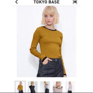 STUDIOUS - studios ステュディオス バイカラー リブ ニット 美品の