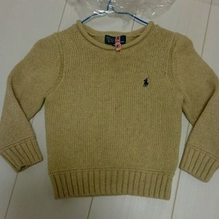 ポロラルフローレン(POLO RALPH LAUREN)のラルフ90㎝ニット  ベージュ(ニット)