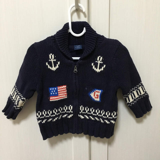 babyGAP(ベビーギャップ)のベビーギャップ ニット カーディガン キッズ/ベビー/マタニティのベビー服(~85cm)(カーディガン/ボレロ)の商品写真