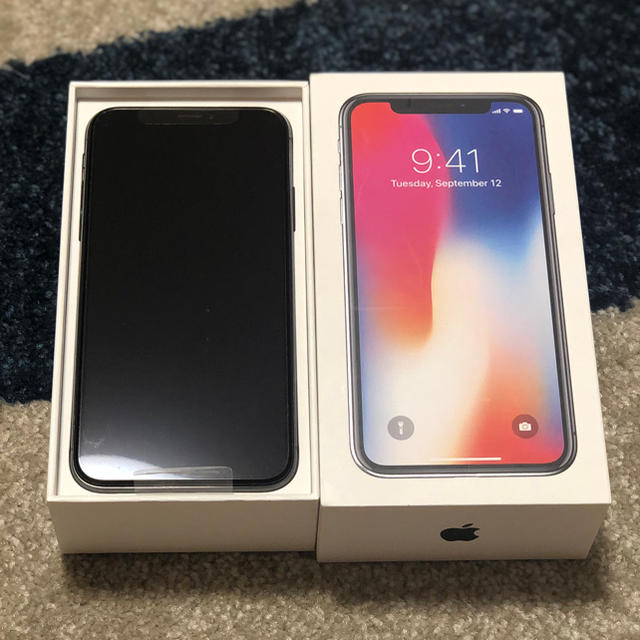 iPhone - iPhone X 256GB スペースグレイ SIMフリー