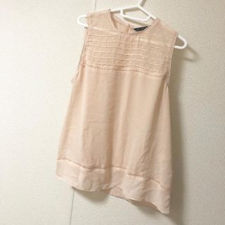 ザラ(ZARA)の🍋ZARA ノースリーブ トップス🍑(カットソー(半袖/袖なし))