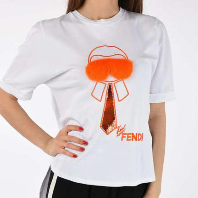 FENDI フェンディーモンスター フェンディーミンク Tシャツ