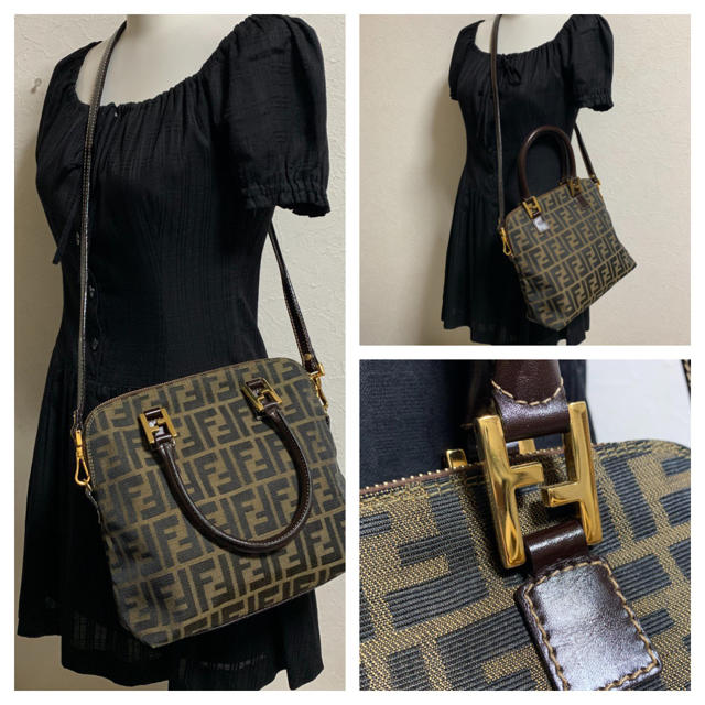 FENDI☆ズッカ柄☆2wayショルダーバッグ☆美品 2