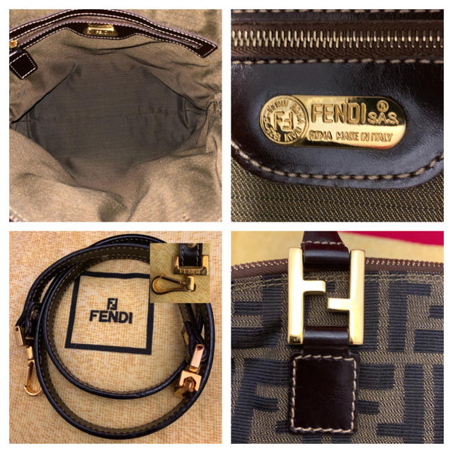 FENDI☆ズッカ柄☆2wayショルダーバッグ☆美品 3