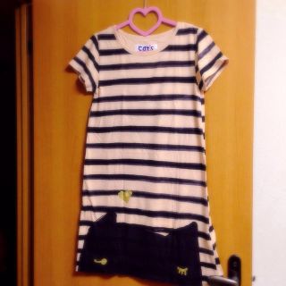 ツモリチサト(TSUMORI CHISATO)のツモリチサト♡猫Tシャツワンピ(ミニワンピース)