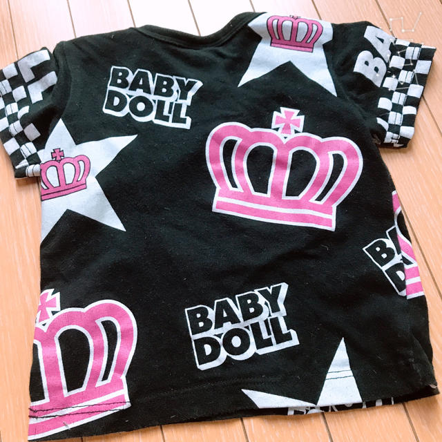 BABYDOLL(ベビードール)のベビードール ベビド Tシャツ 80 ♚ キッズ/ベビー/マタニティのベビー服(~85cm)(Ｔシャツ)の商品写真