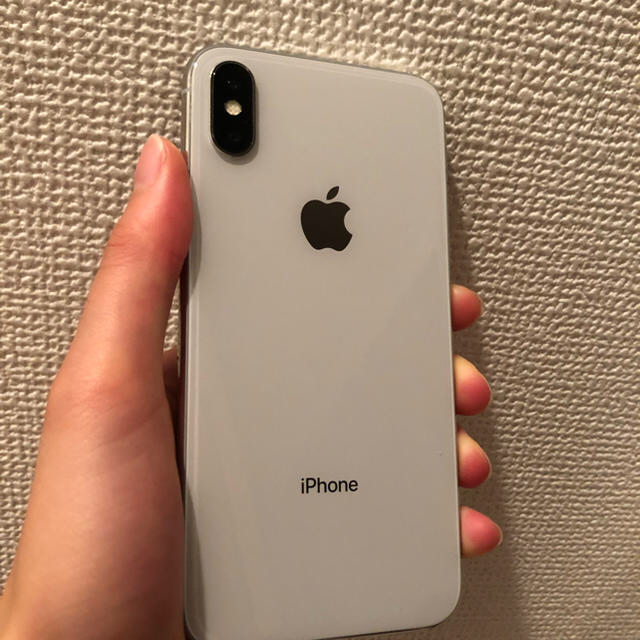 Apple iPhone X 256GB シルバー　simフリー