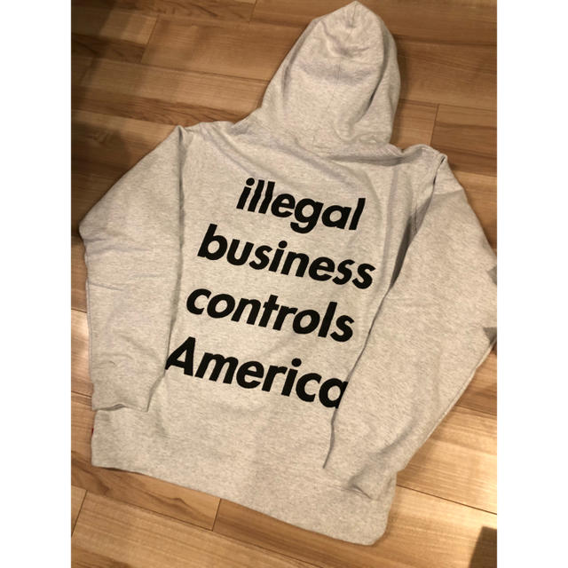 18ss Supreme Illegal Business Hoodedパーカー