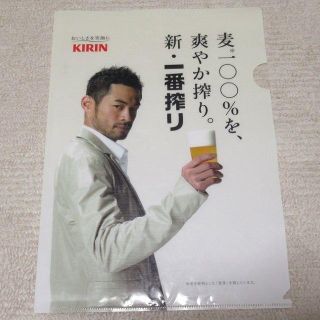 キリン(キリン)の◆レア◆　イチロー×KIRIN 一番搾り～コラボ　クリアファィル(ファイル/バインダー)