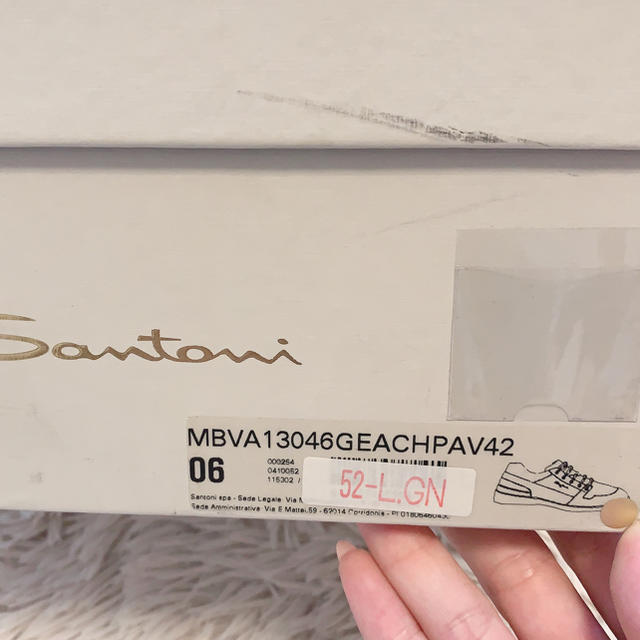 Santoni(サントーニ)の新品未使用☆サントーニ☆スニーカー メンズの靴/シューズ(スニーカー)の商品写真