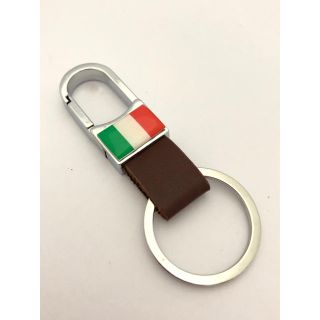 イタリア 国旗 キーリング キーホルダー アルファロメオ ALFAROMEO(車外アクセサリ)