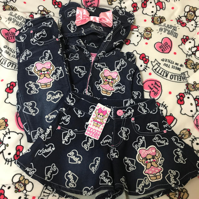 EARTHMAGIC(アースマジック)の140セット キッズ/ベビー/マタニティのキッズ服女の子用(90cm~)(パンツ/スパッツ)の商品写真