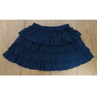 プチバトー(PETIT BATEAU)の【最終お値下げ致しました】プチバトー　ティアードスカート4ans/102cm(スカート)