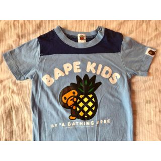 アベイシングエイプ(A BATHING APE)のbape kids ロンパース  80(ロンパース)