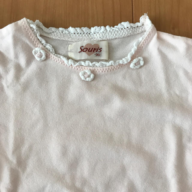 Souris(スーリー)のSouris☆長袖90 キッズ/ベビー/マタニティのキッズ服女の子用(90cm~)(Tシャツ/カットソー)の商品写真