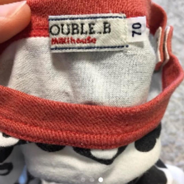 DOUBLE.B(ダブルビー)の〜21ダブルビー ダブルB 総柄カットソー ロンT   キッズ/ベビー/マタニティのベビー服(~85cm)(シャツ/カットソー)の商品写真