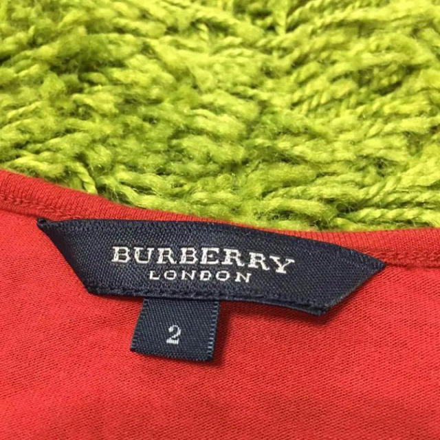 BURBERRY(バーバリー)のburberryバーバリー❤︎レディボーダートップス　差し色に レディースのトップス(カットソー(長袖/七分))の商品写真