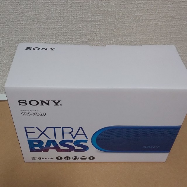 新品】ワイヤレスポータブルスピーカー ブルー SRS-XB20／ＬC 