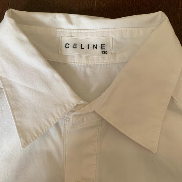 celine(セリーヌ)のセリーヌ シャツ 130 発表会 キッズ/ベビー/マタニティのキッズ服男の子用(90cm~)(ドレス/フォーマル)の商品写真